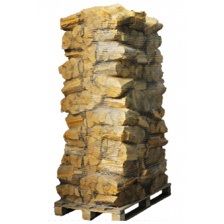 88 Netze Kammergetrocknetes gespalten Birke Brennholz 25cm