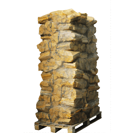 88 Netze kammergetrocknetes gespalten Esche Brennholz 25cm